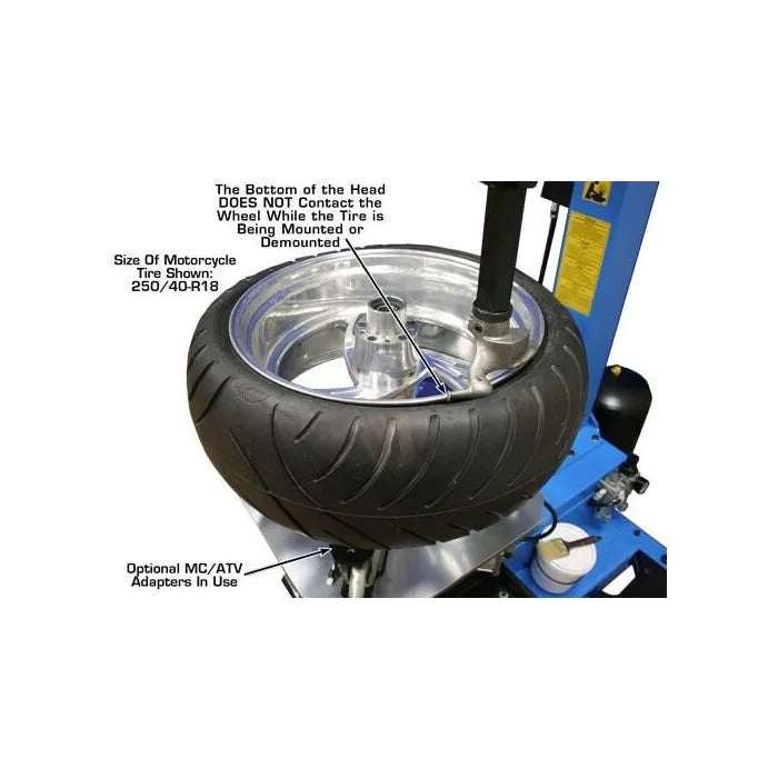 Atlas TC229 Electric/Pneumatic Wheel Clamp Tire Changer with Bead Blaster