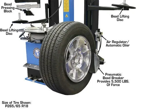 Atlas TC229LH Assist Arm Wheel Clamp Tire Changer – Automotive