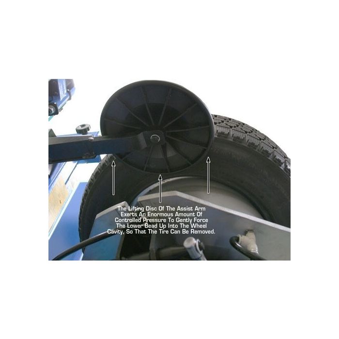 Atlas TC229DAA Dual Assist Arm Wheel Clamp Tire Changer