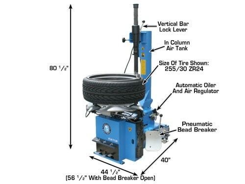 Atlas TC289 Wheel Clamp Tire Changer