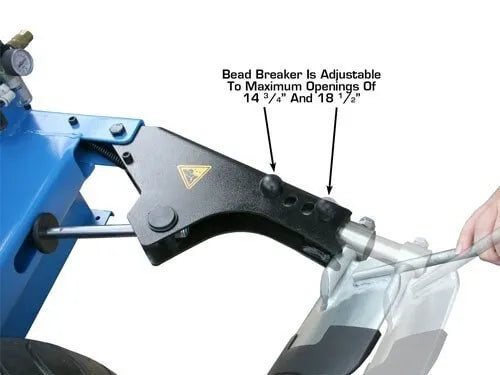 Atlas TC229LH Assist Arm Wheel Clamp Tire Changer – Automotive