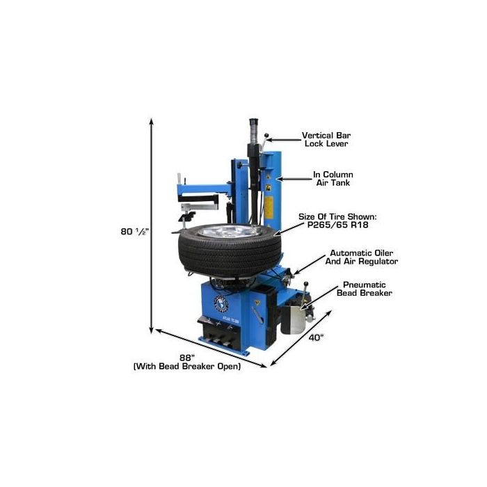 Atlas TC289LH Assist Arm Wheel Clamp Tire Changer – Automotive