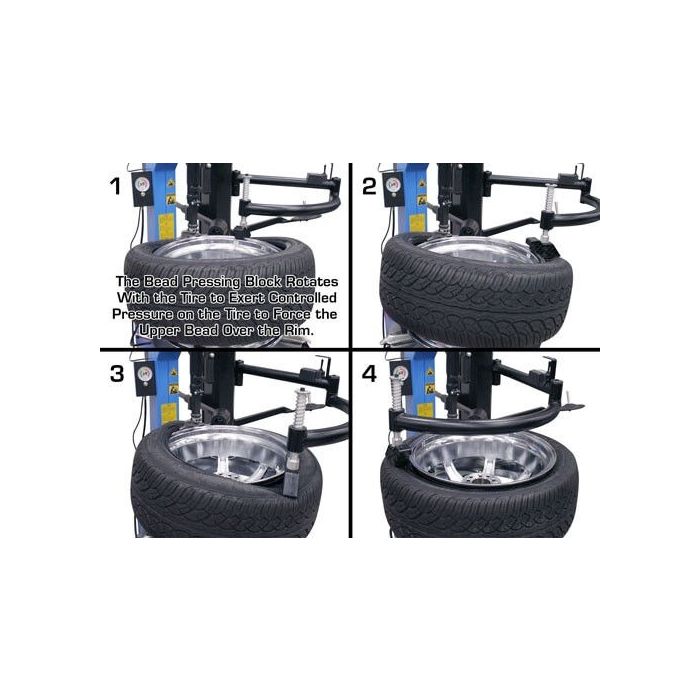 Atlas TC755EZ E-Z Arm Wheel Clamp Tire Changer