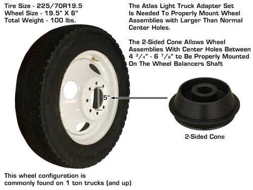Atlas WB-LTA Large Truck Adapter Set
