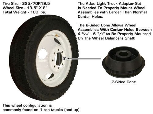 Atlas WB-LTA Large Truck Adapter Set