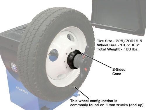Atlas WB-LTA Large Truck Adapter Set