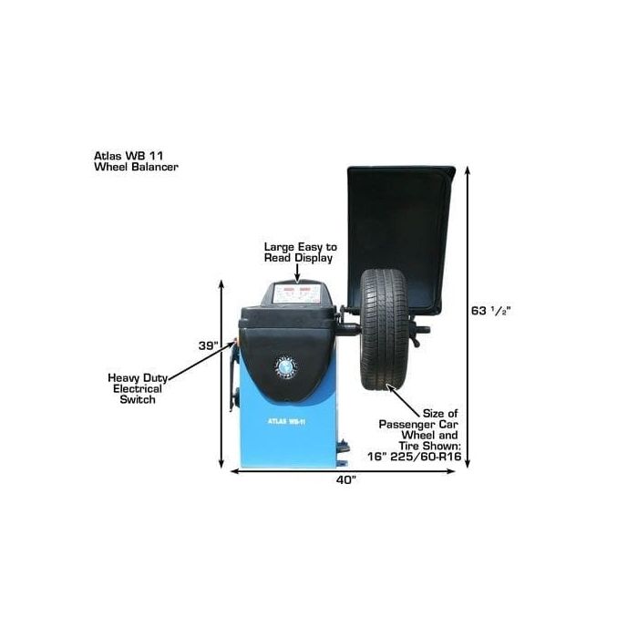 Atlas WB11 Computer Wheel Balancer