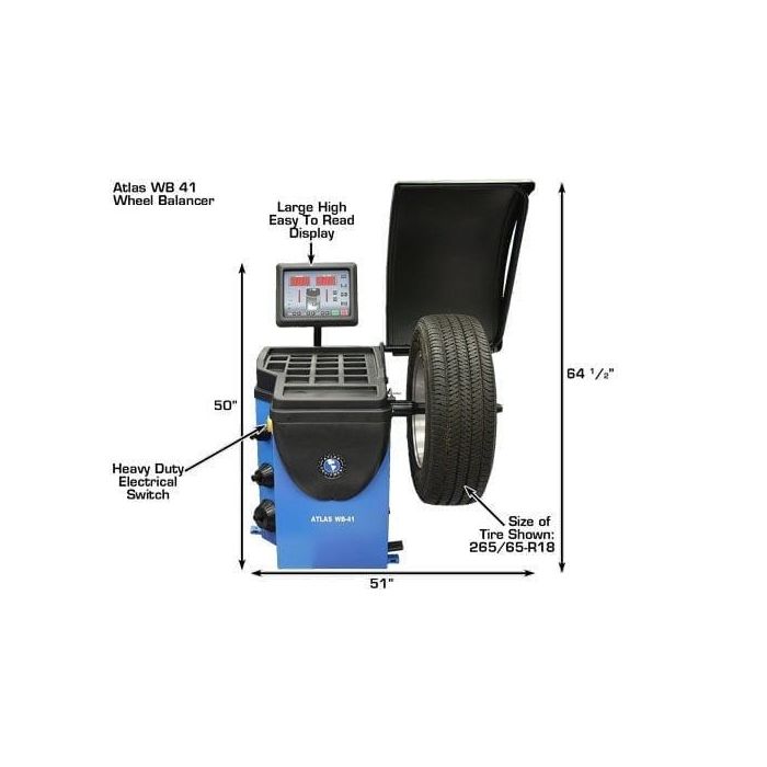Atlas WB41 Computer Wheel Balancer