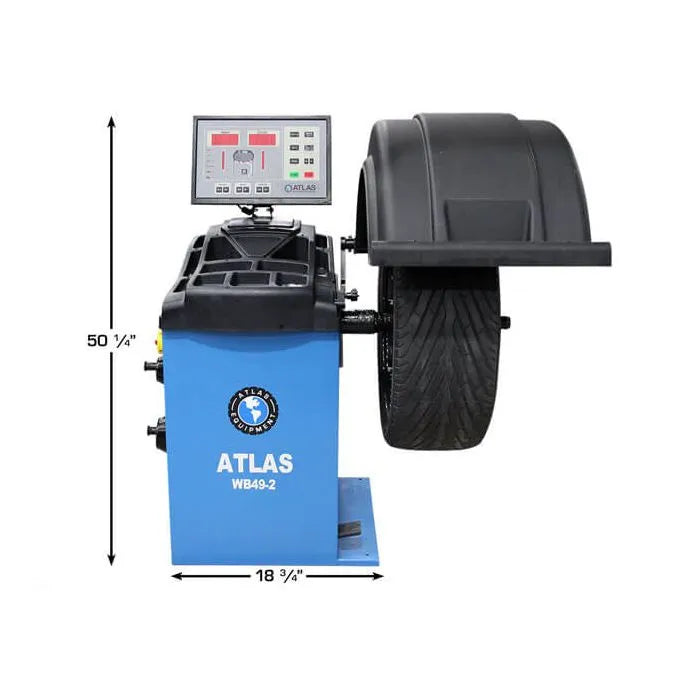Atlas TC755 Tilt-Back Wheel Clamp Tire Changer