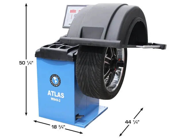 Atlas WB49-2 PRO Premium 3D Computer Wheel Balancer