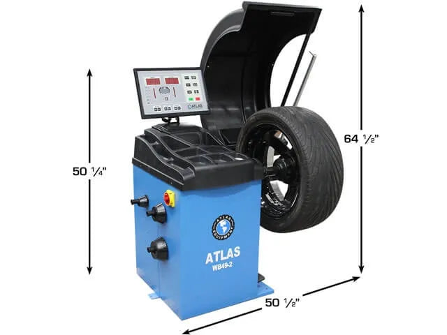 Atlas WB49-2 PRO Premium 3D Computer Wheel Balancer