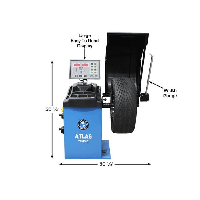 Atlas WB49-2 2D Computer Wheel Balancer