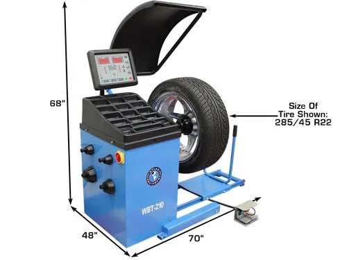 Atlas WBT-210 Computer Truck Wheel Balancer
