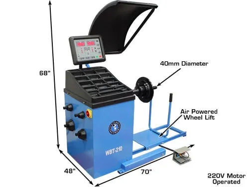 Atlas WBT-210 Computer Truck Wheel Balancer