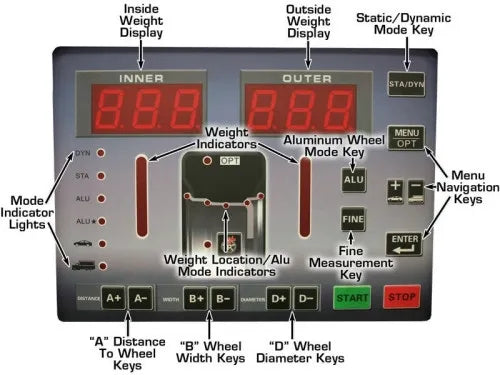 Atlas WBT-210 Computer Truck Wheel Balancer