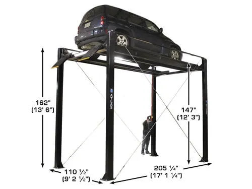 Atlas ST-7000 Super Tall Four Post Lift