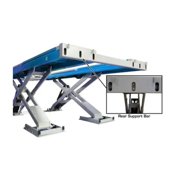 Atlas 12AWFSL Wheels Free Alignment Scissor Lift12,000 lbs. Capacity Heavy-Duty Super-Balanced