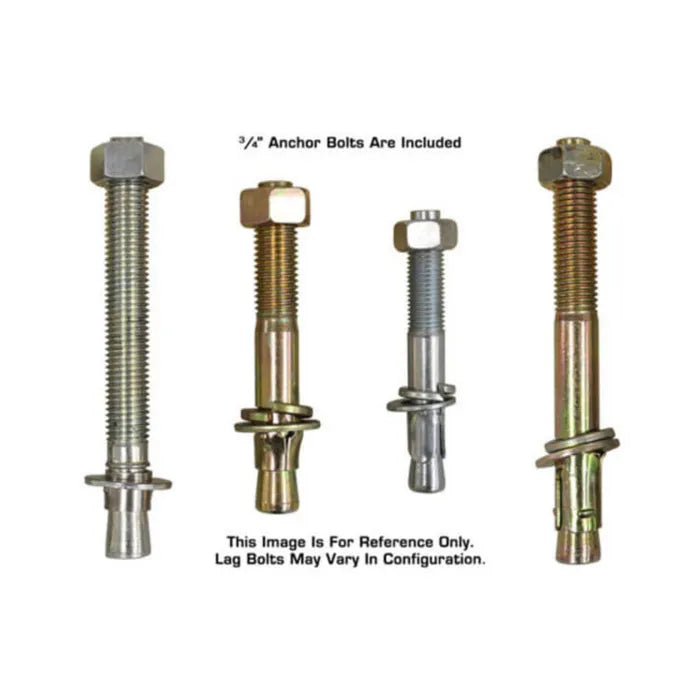 Atlas 12AWFSL Wheels Free Alignment Shown with Optional Rolling Jacks