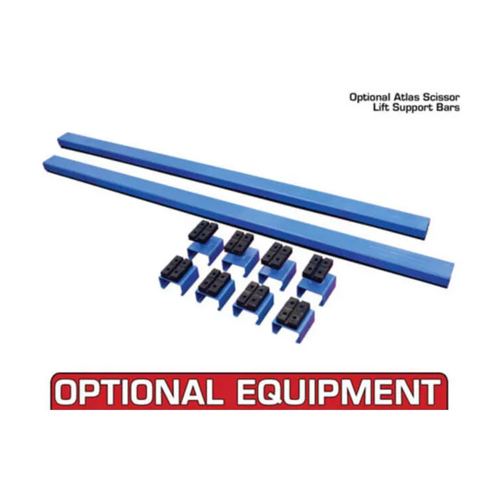 Atlas 12AWFSL Wheels Free Alignment Scissor Lift Extra Long Slip Plated Included
