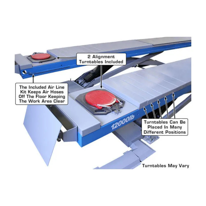 Atlas 12AWFSL Wheels Free Alignment Scissor Lift Control Unit