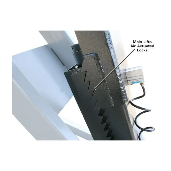 Atlas 12AWFSL Wheels Free Alignment Scissor Lift 19 Locking Positions