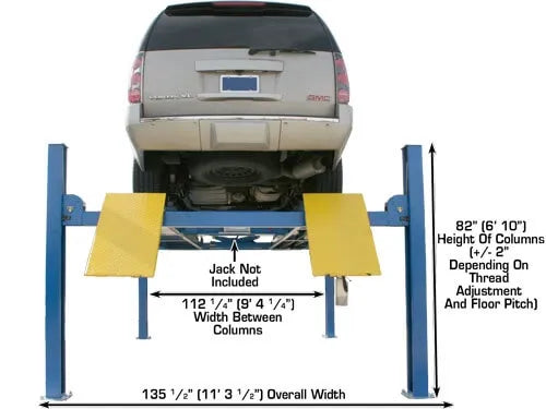 Atlas 412A Commercial Grade Four Post Alignment Lift