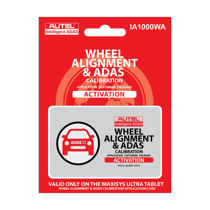 Autel IA1000 Wheel Alignment & ADAS Upgrade CardFor Use With IA1000 ADAS Calibration Systems