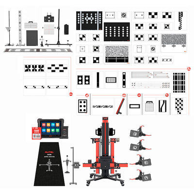 Autel IA700AST ADAS Calibration Frame & All-Systems Calibration with Tablet