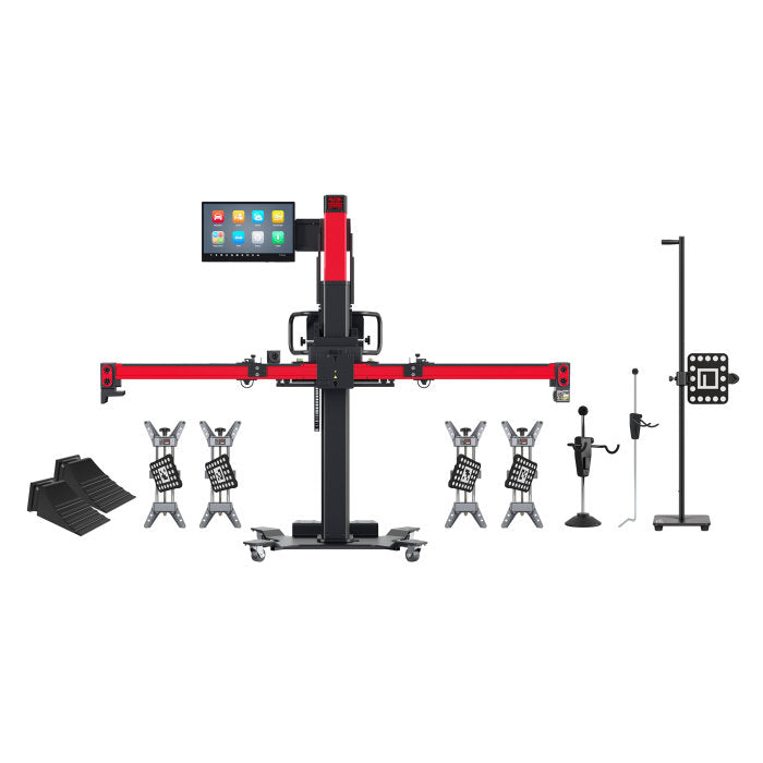 Autel MaxiSYS IA900WA Dual Purpose Four-Wheel Alignment and ADAS Calibration Frame with Touchscreen