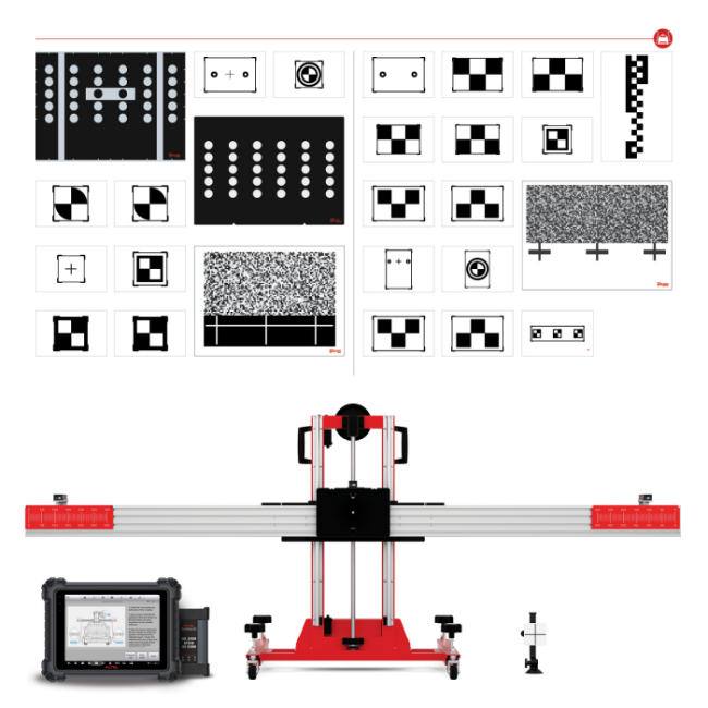 Autel ADAS LDW2.0T Calibration Package with MaxiSys MS909 Tablet