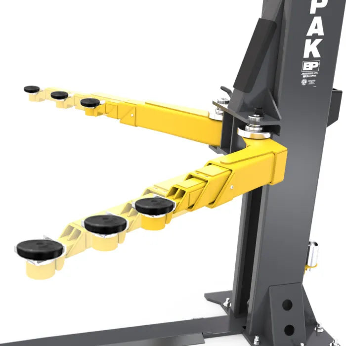 BendPak 10AP-SRT Floorplate Short-Rise Two Post Lift Triple-Telescoping Arms