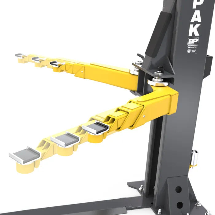 BendPak 12AP-SRT Floorplate Short-Rise Two Post Lift Triple Telescoping Arms