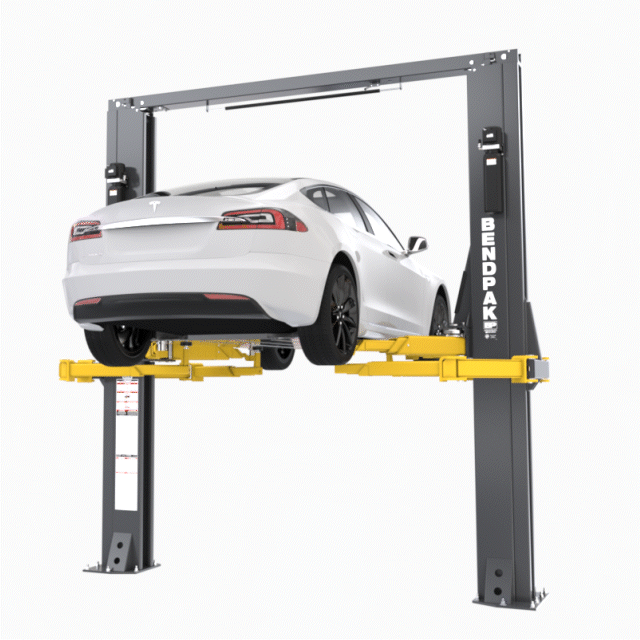 BendPak OctaFlex 12DPS Two Post Service Lift Battery Removal