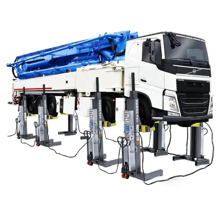 BendPak PCL-18B-8 Wired Mobile Column Lift Set of 8 144,000 lbs. Total Lifting Capacity - 18,000 lbs. per Column