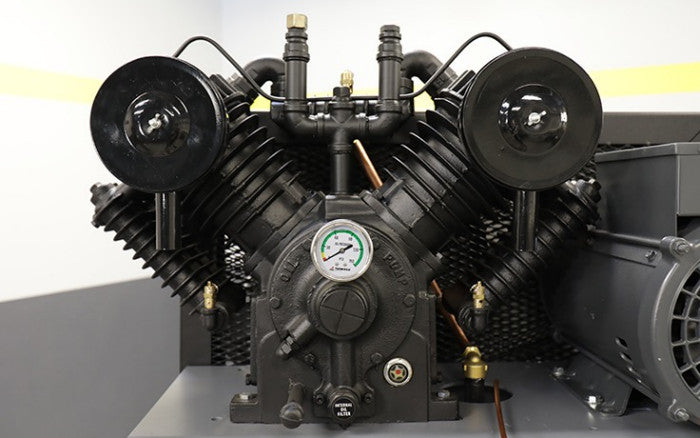 BendPak VMP-7580V-601 V-Max Patriot Series Air Compressor
7.5 HP 1Ph | 80-Gallon Vertical Tank | Made in USA