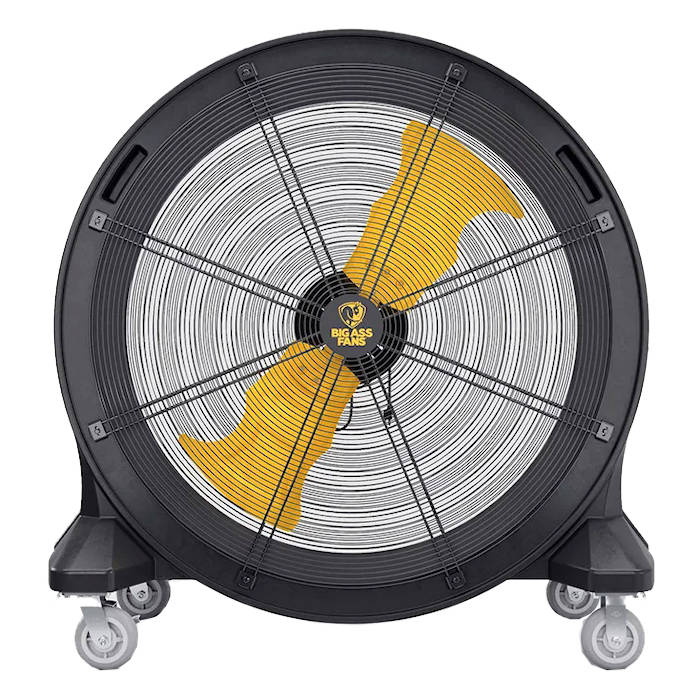 Big Ass Fans Bandit 42" Floor Fan Black & Yellow