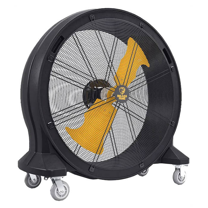 Big Ass Fans Bandit 42" Floor Fan Black & Yellow