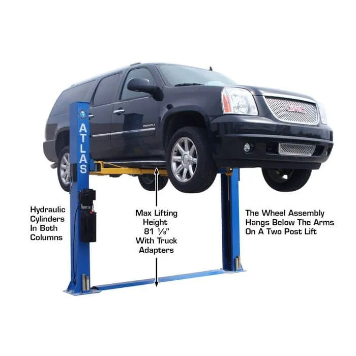 Atlas BP8000 Baseplate Two Post Lift Specifications