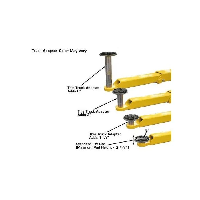 Atlas BP8000 Baseplate Two Post Lift Adapter Specifications