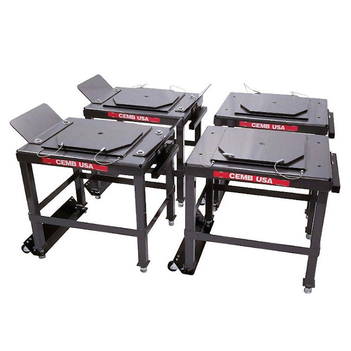 CEMB 13000DB24CSK Wheel Stand Kit with Turnplates 