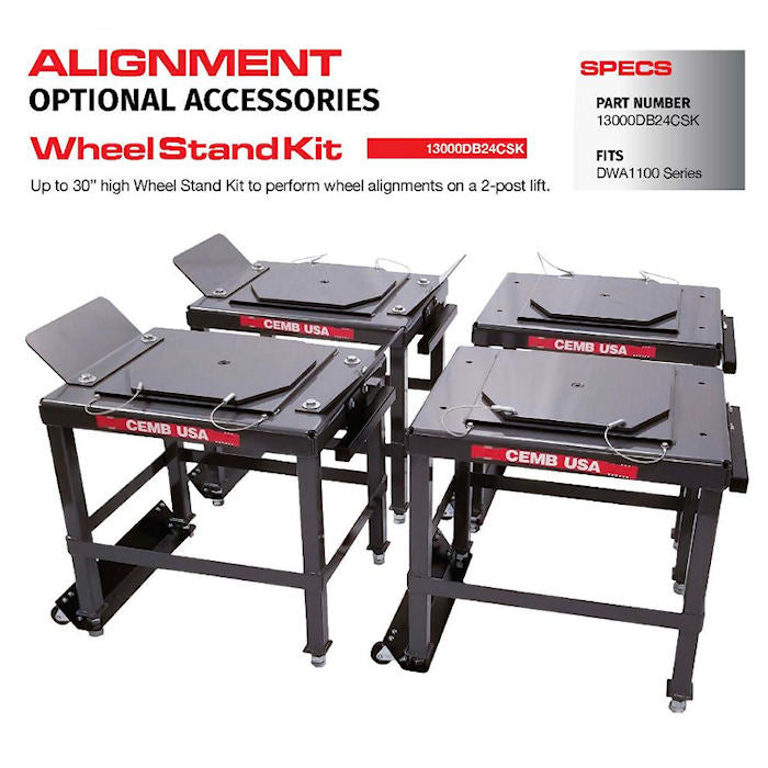 CEMB 13000DB24CSK Wheel Stand Kit with Turnplates 