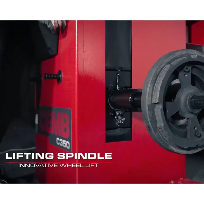CEMB C350 Video Automatic Truck Wheel Balancer Lifting Spindle