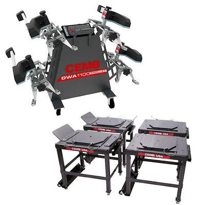 CEMB DWA1100 TROLLEY Complete Mobile Wheel Alignment System