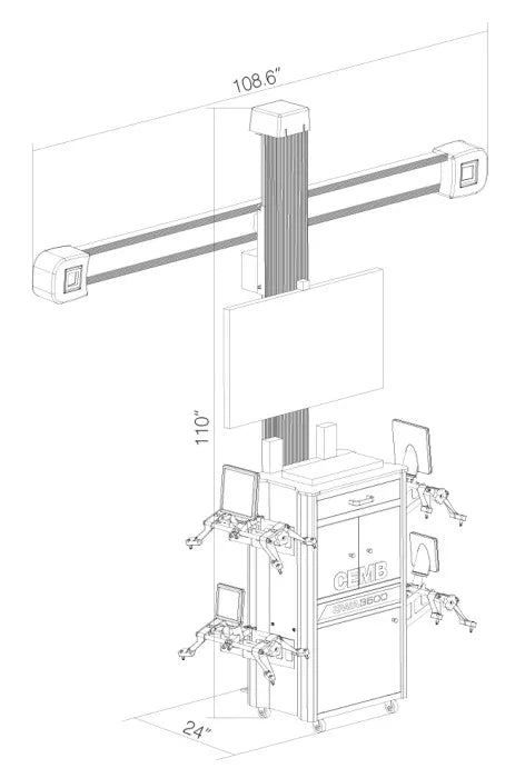 CEMB DWA3500 Dimensions