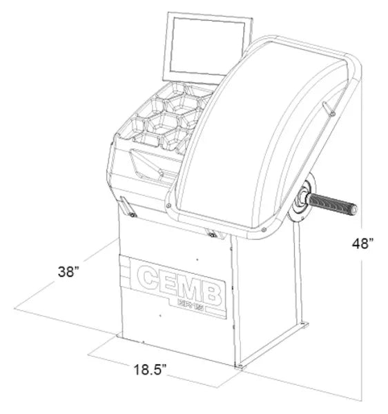 CEMB EZ15 Overall Dimensions
