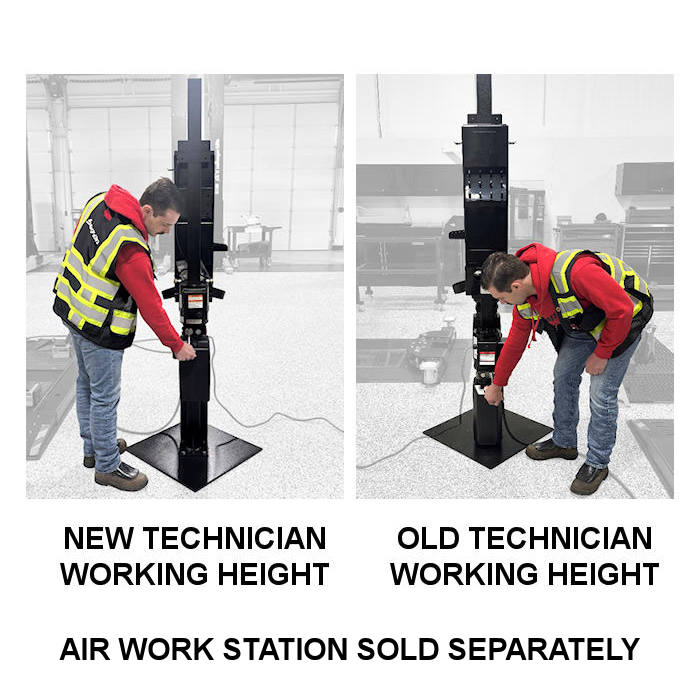 Challenger Lifts 10370-00 Power Unit Stand More Ergonomic Technician Working Height