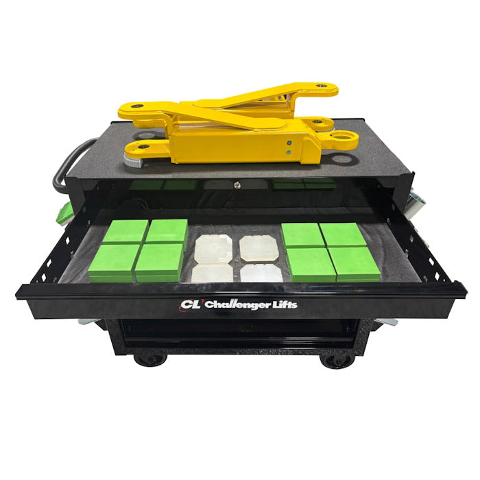Challenger Lifts Two Post Adapter & Storage Cart Package 