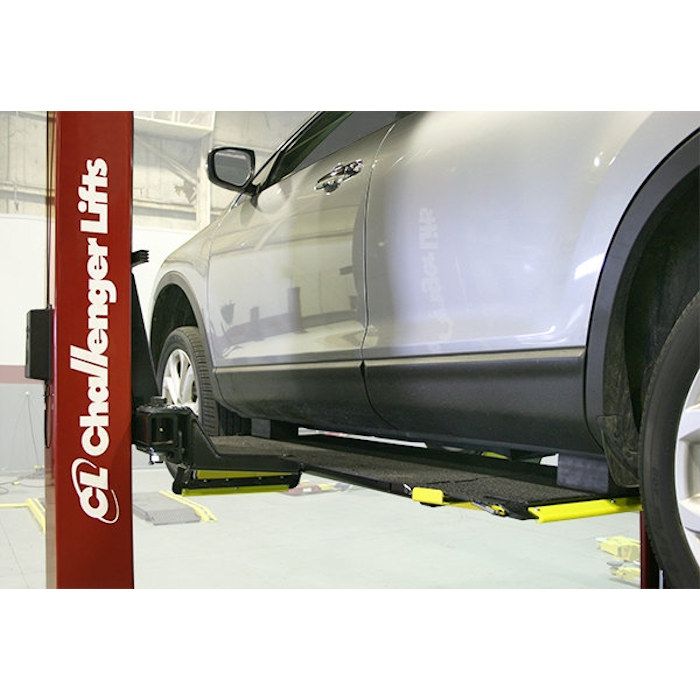 Challenger Lifts CL10A-XP9 Adjustable Two Post Express Pad Lift in Textured Red