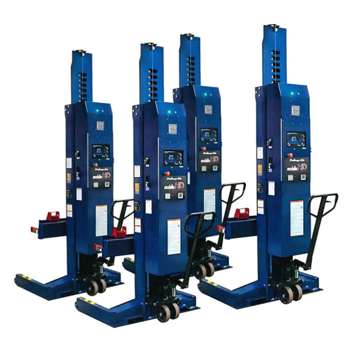 Challenger Lifts CLHM-190 Heavy-Duty Mobile Column Lifts Set of 4