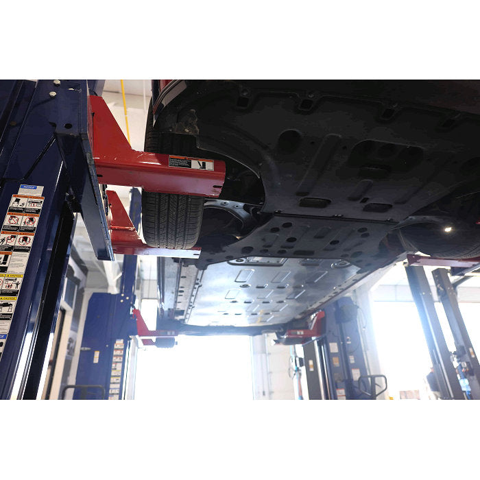 Challenger Lifts CLHM-190 Heavy-Duty Mobile Column Lifts Under Vehicle